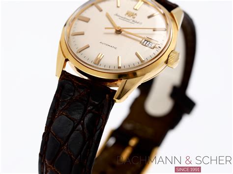 iwc vintage gold|IWC Yellow gold Watches .